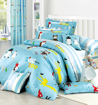 兒童酷企鵝床包