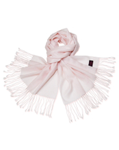 淺粉色羊毛圍巾